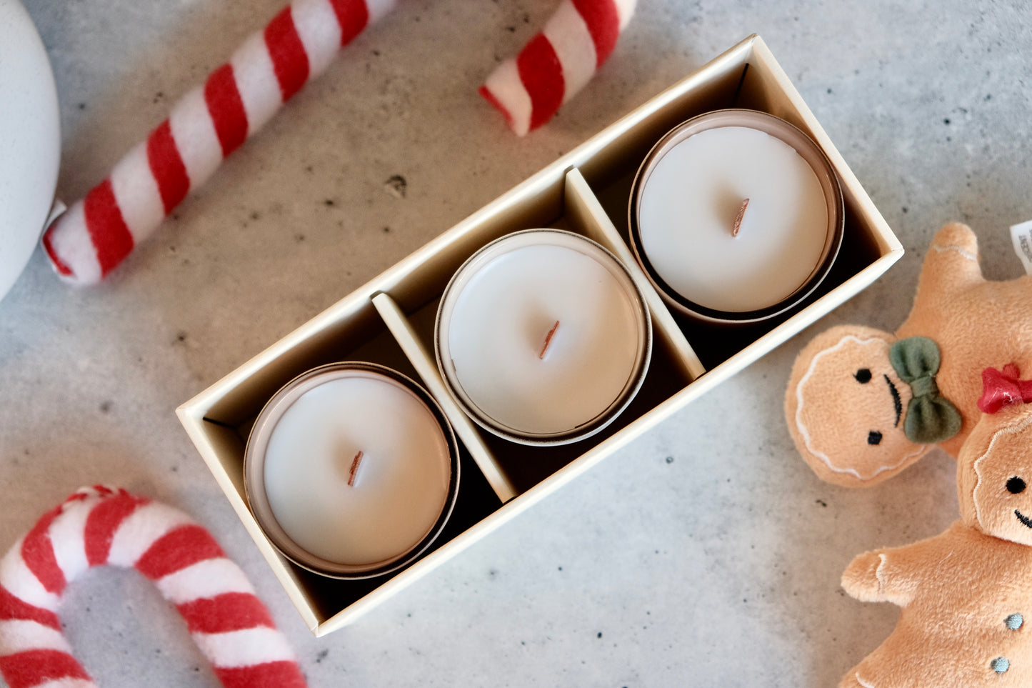 Mini Fall & Holiday Soy Candle Trio Set