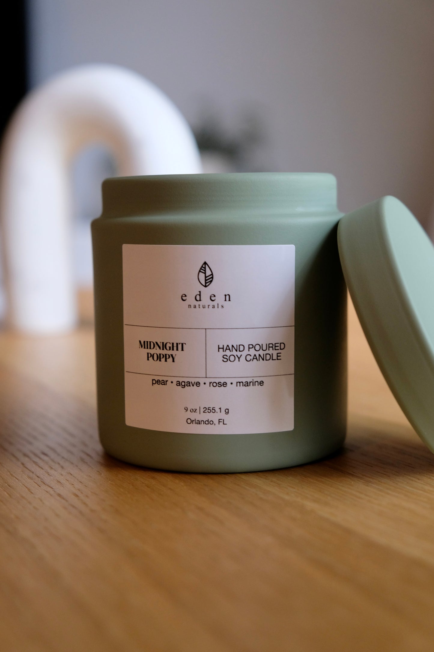 Midnight Poppy Soy Candle