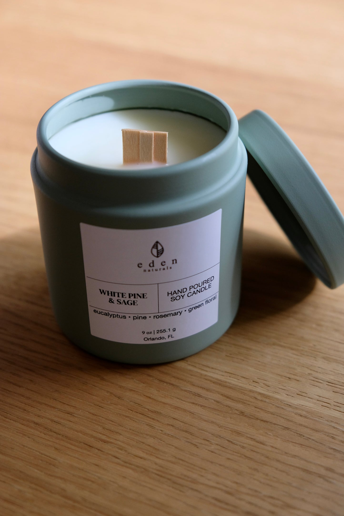 White Pine & Sage Soy Candle