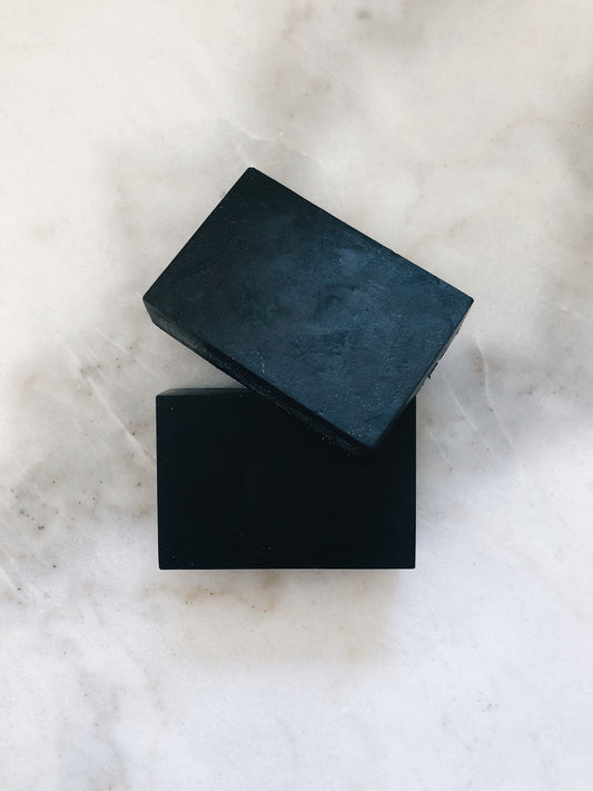 Charcoal & Shea Butter Soap, Detox Soap Bar, Acne Soap Bar